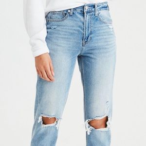 High waisted mom jeans